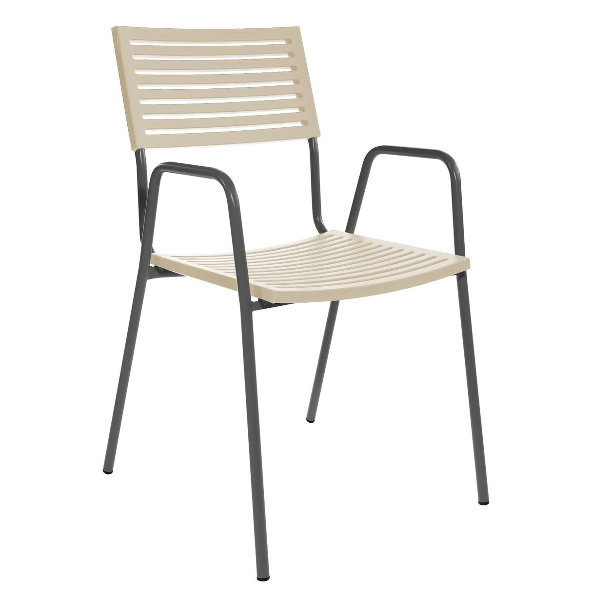 Schaffner Lamello Fauteuil repas Anthracite 77 Sable Pastel 15
