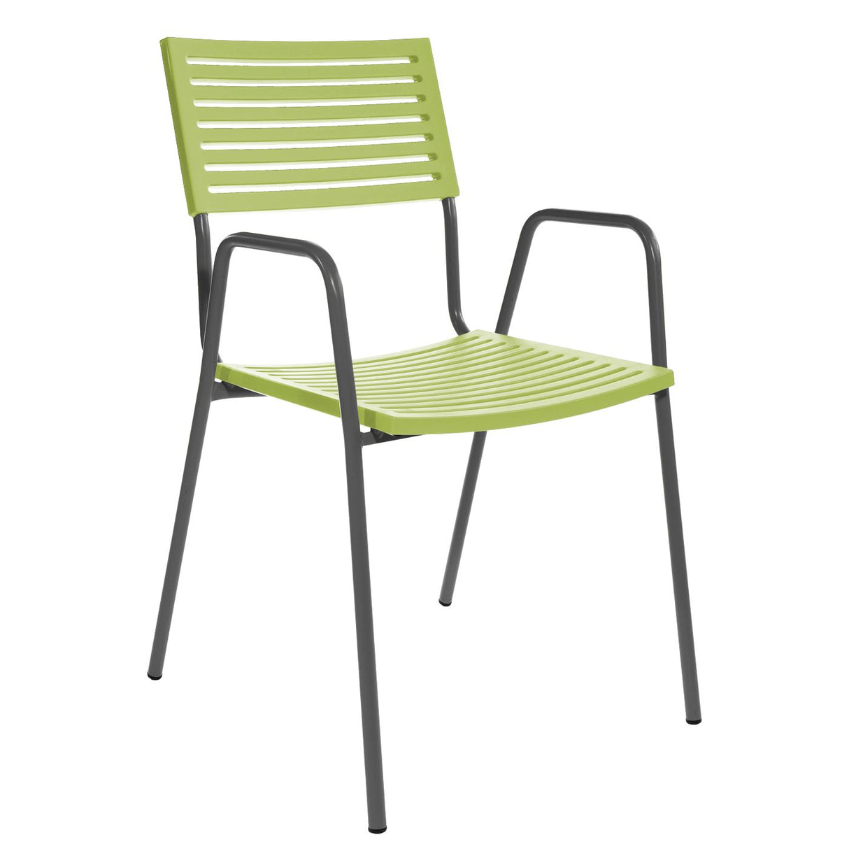 Schaffner Lamello Fauteuil repas Anthracite 77 Vert Clair 63