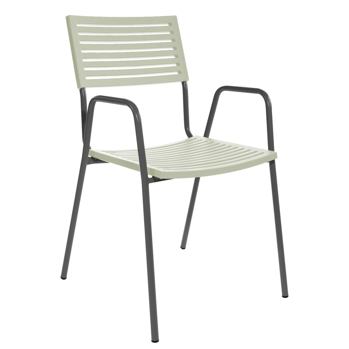 Schaffner Lamello Fauteuil repas Anthracite 77 Vert Pastel 64