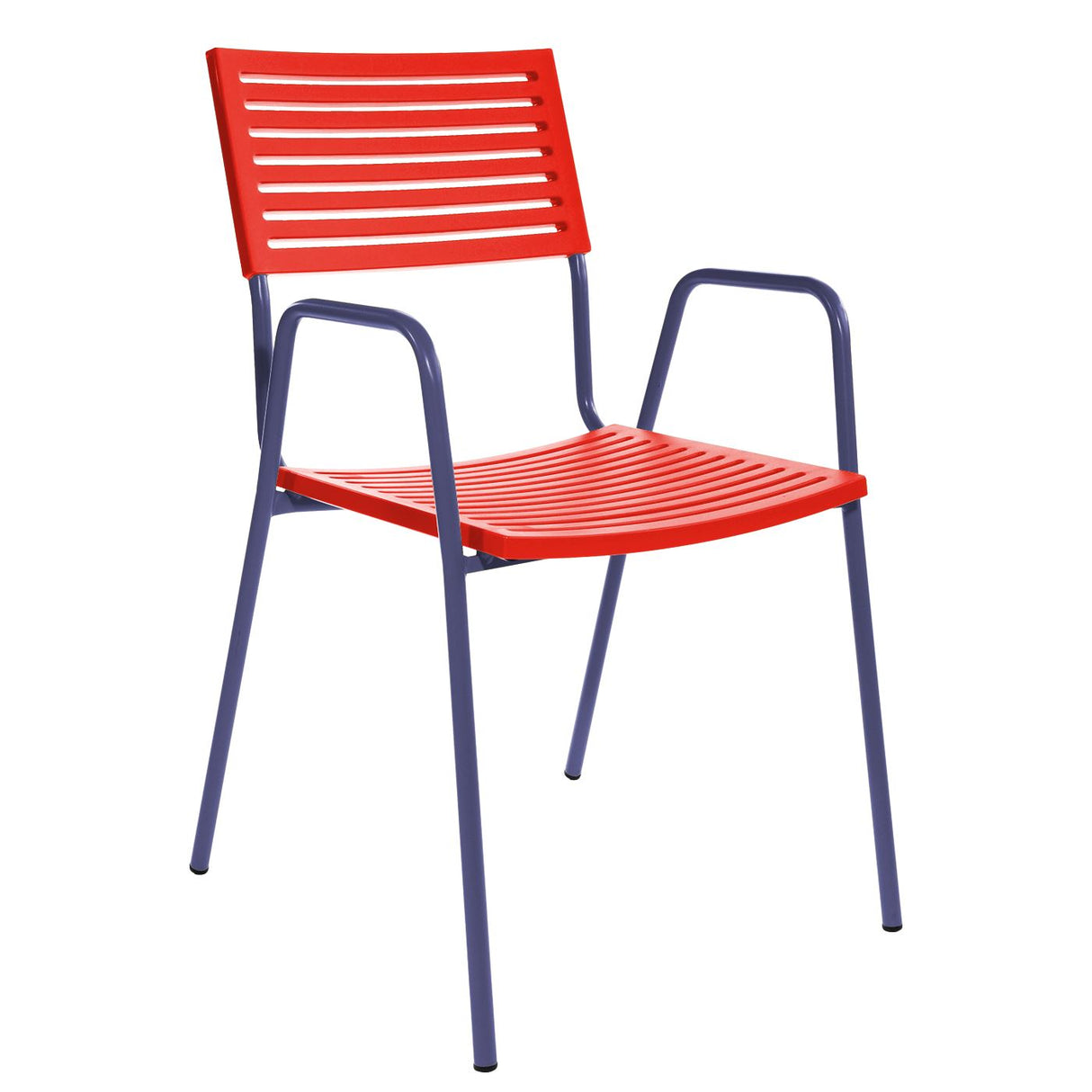 Schaffner Lamello Fauteuil repas Bleu 53 Rouge 30