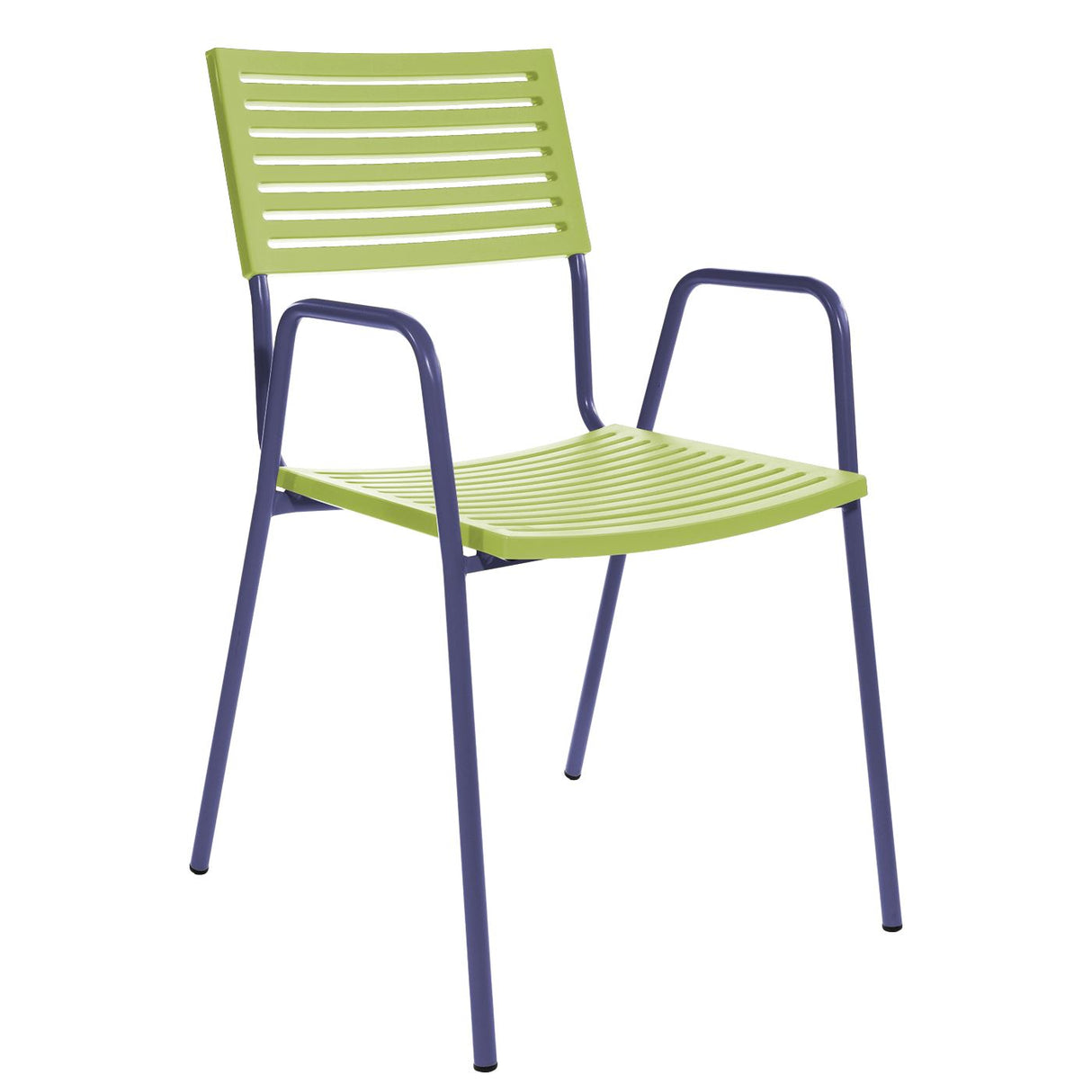Schaffner Lamello Fauteuil repas Bleu 53 Vert Clair 63