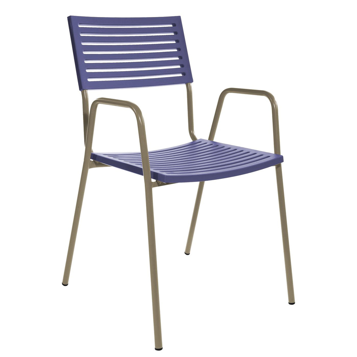 Schaffner Lamello Fauteuil repas Champagne 85 Bleu 53