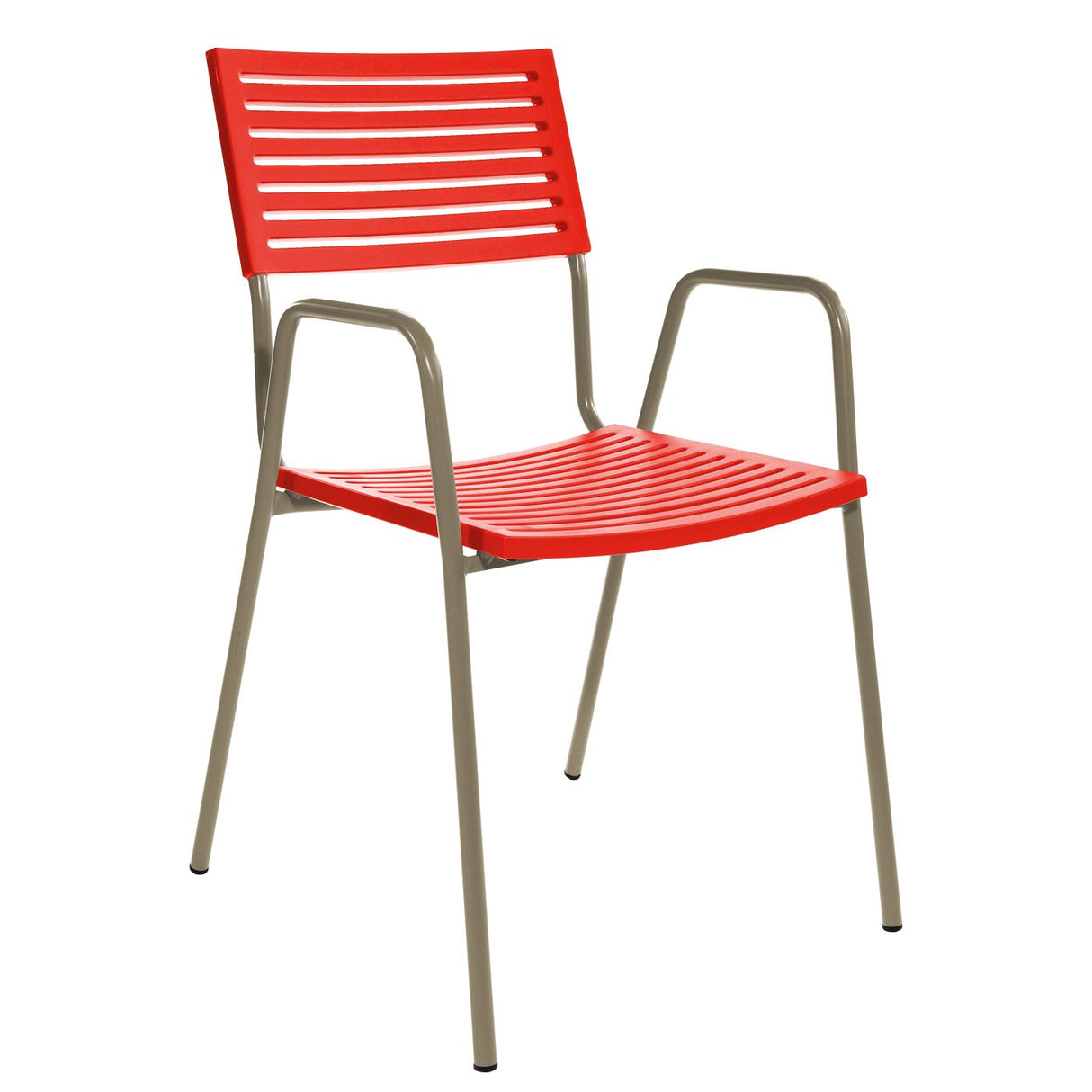 Schaffner Lamello Fauteuil repas Champagne 85 Rouge 30
