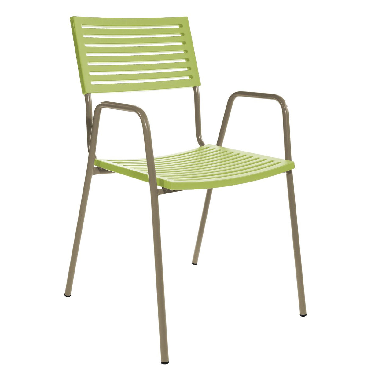 Schaffner Lamello Fauteuil repas Champagne 85 Vert Clair 63