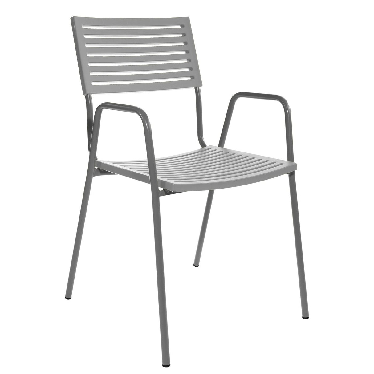 Schaffner Lamello Fauteuil repas Graphite 73 Gris Argent 78