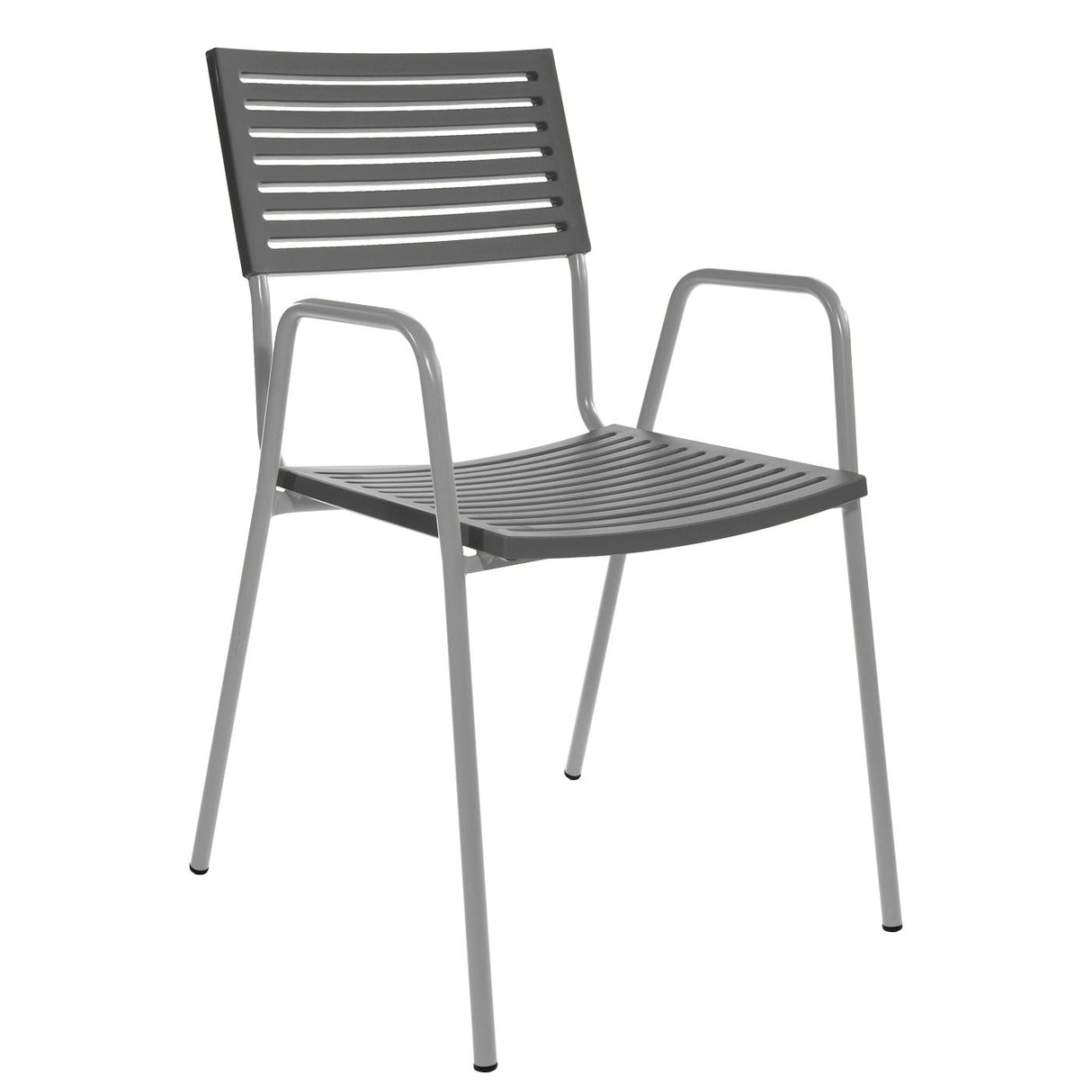 Schaffner Lamello Fauteuil repas Gris Argent 78 Anthracite 77