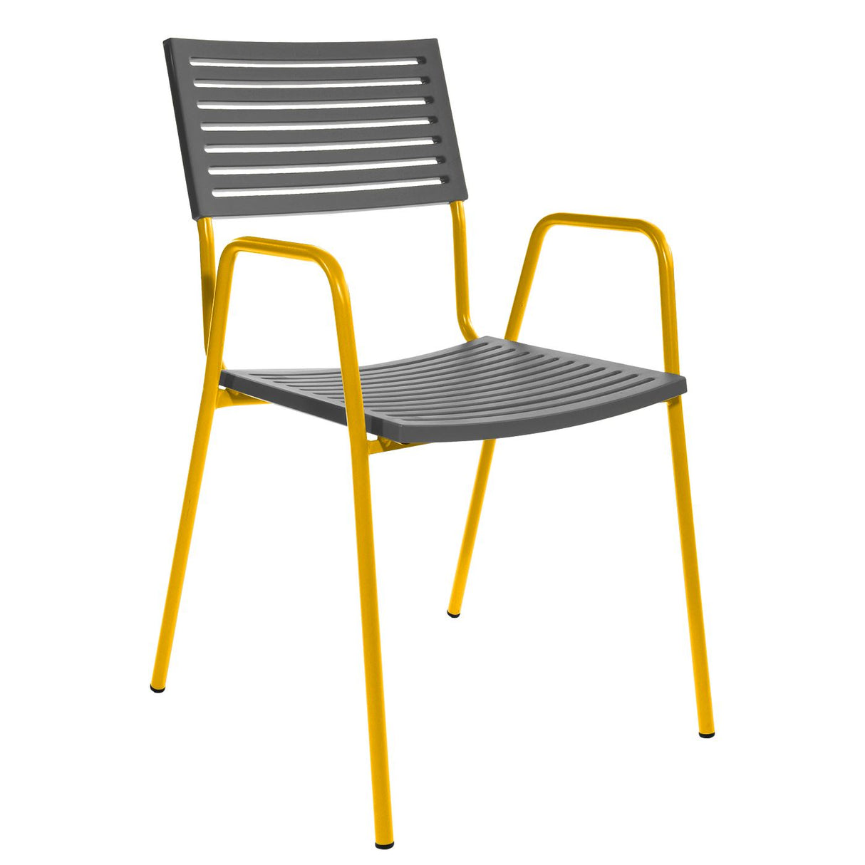 Schaffner Lamello Fauteuil repas Jaune 11 Anthracite 77