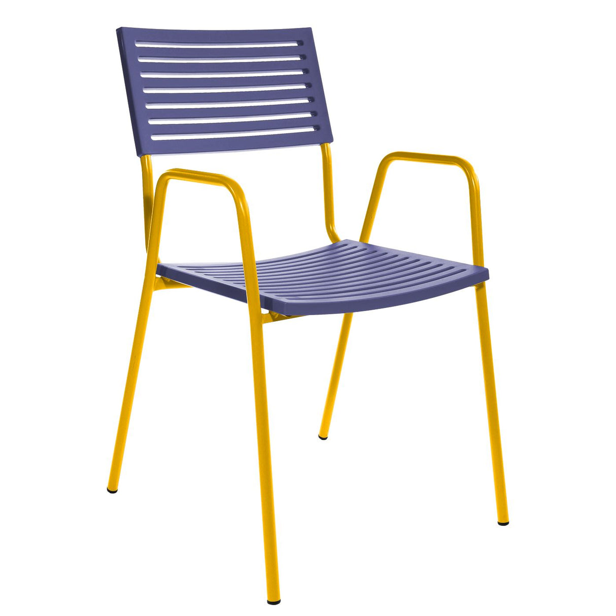 Schaffner Lamello Fauteuil repas Jaune 11 Bleu 53