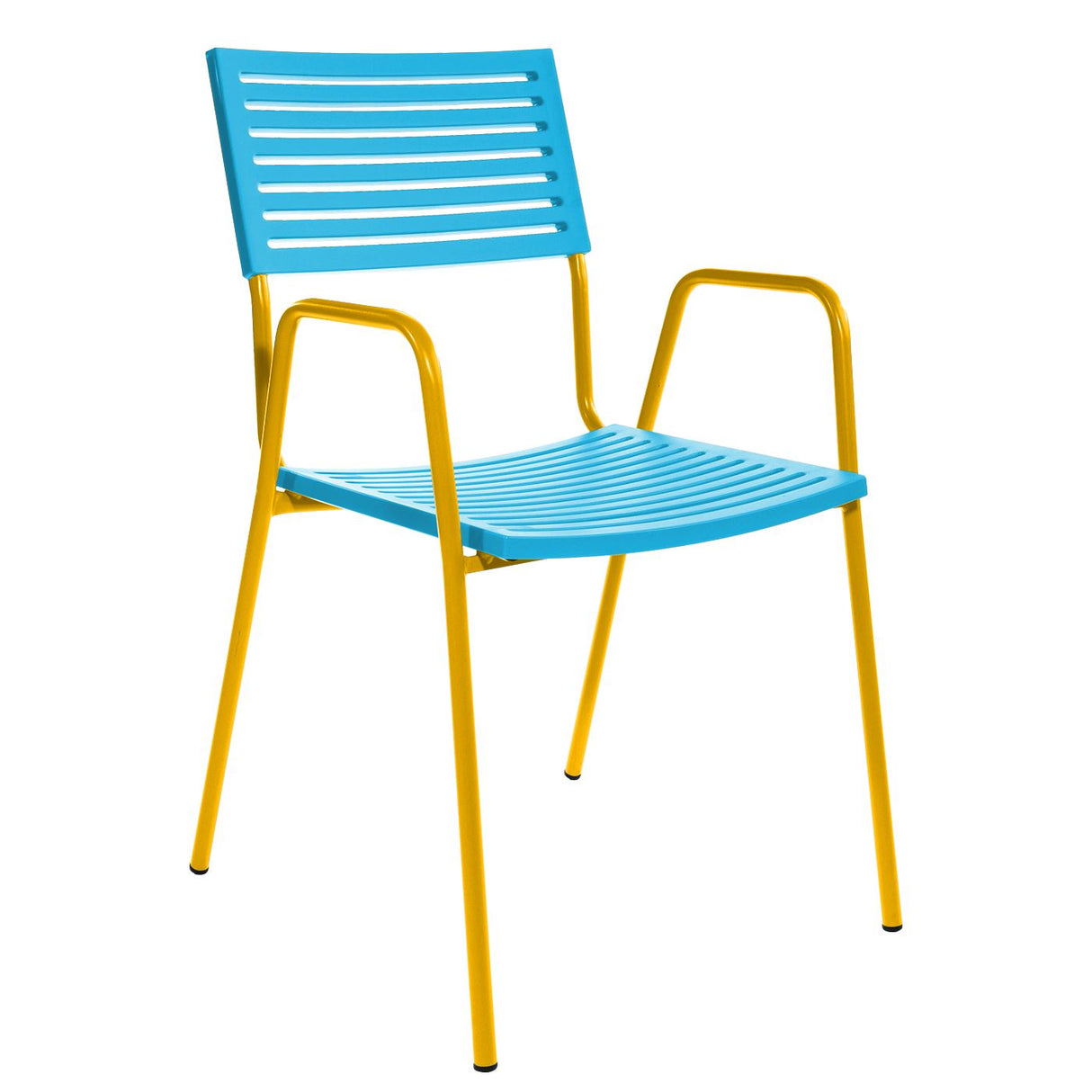 Schaffner Lamello Fauteuil repas Jaune 11 Turquoise 58