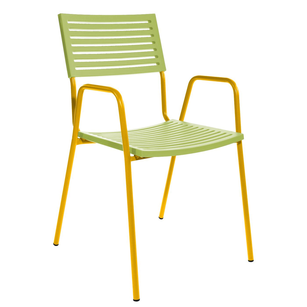 Schaffner Lamello Fauteuil repas Jaune 11 Vert Clair 63
