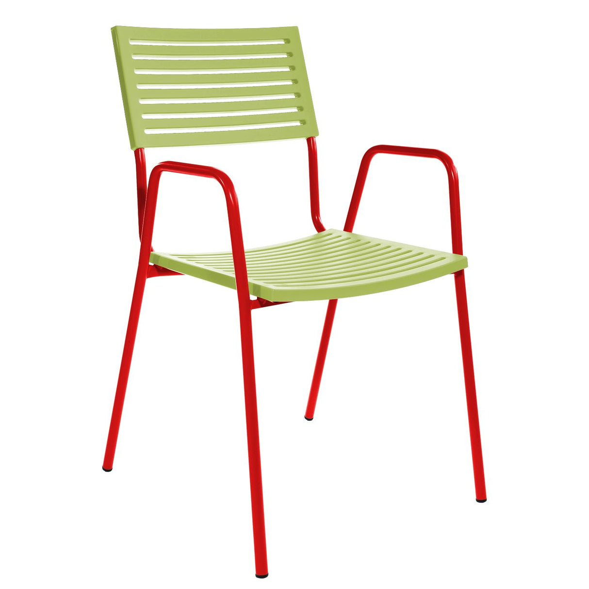 Schaffner Lamello Fauteuil repas Rouge 30 Vert Clair 63