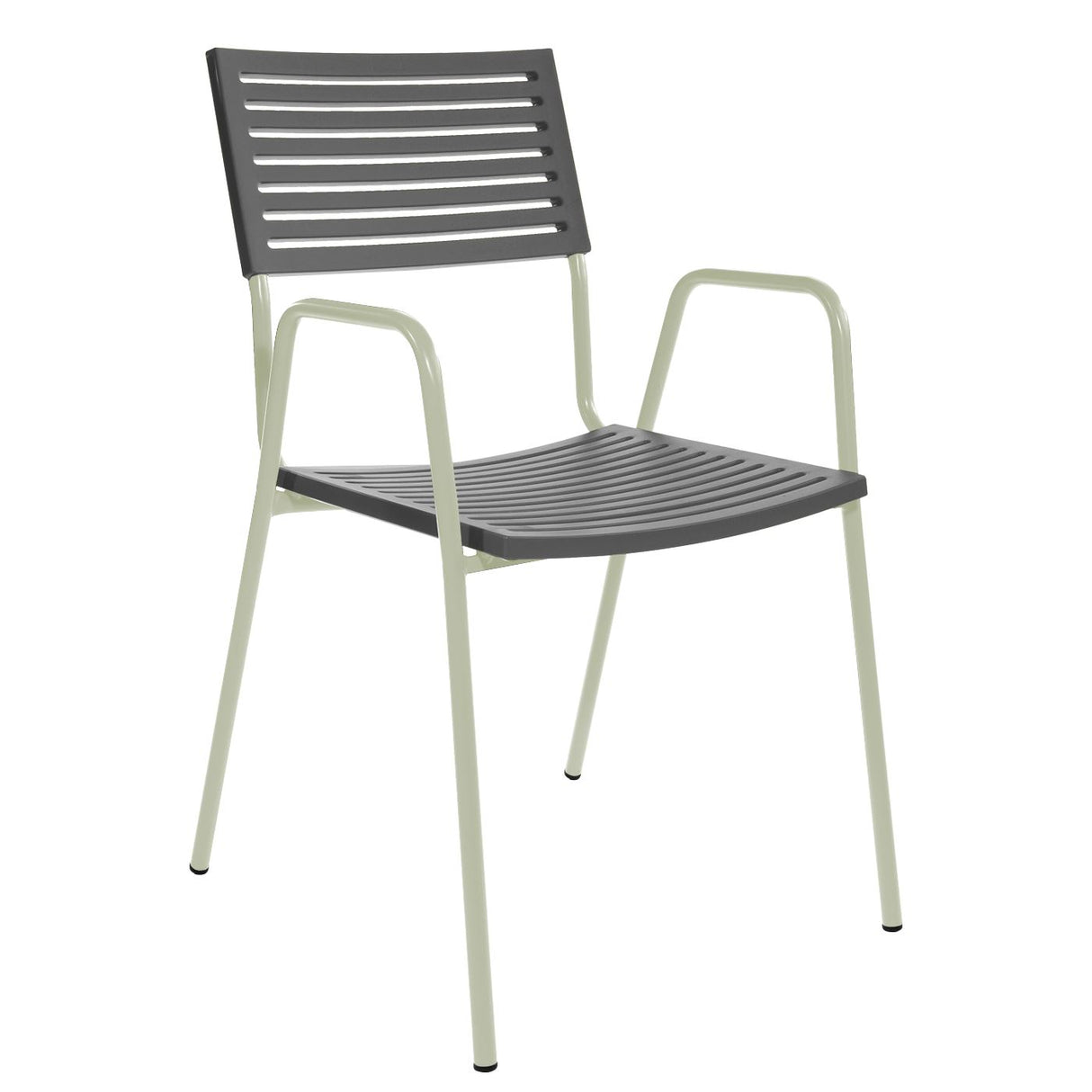 Schaffner Lamello Fauteuil repas Vert Pastel 64 Anthracite 77