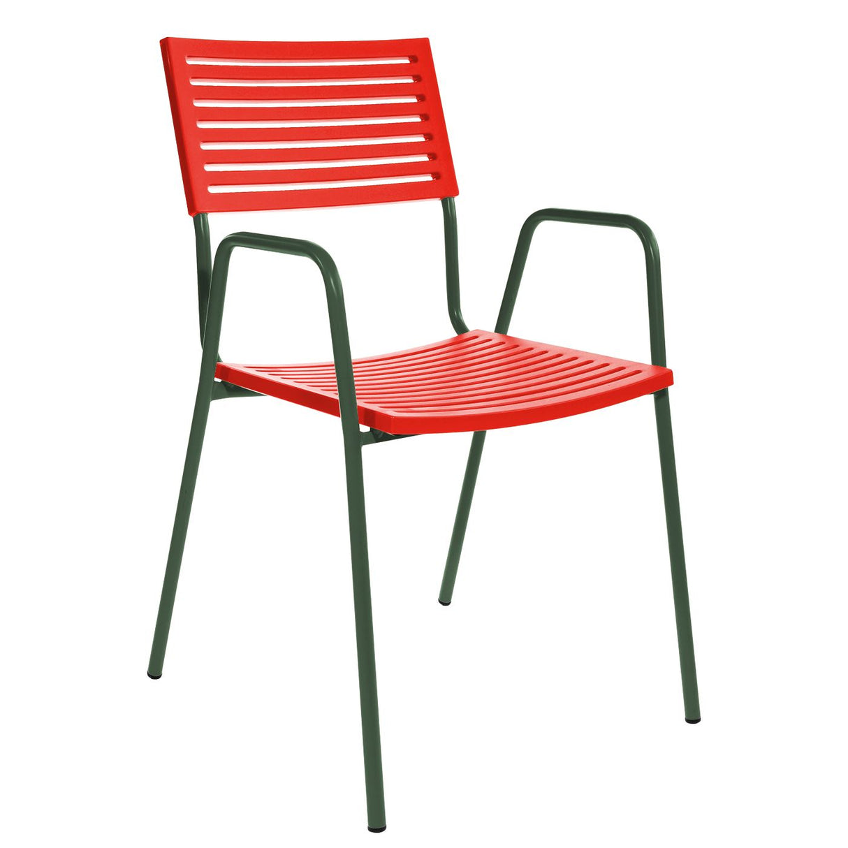 Schaffner Lamello Fauteuil repas Vert Sapin 66 Rouge 30