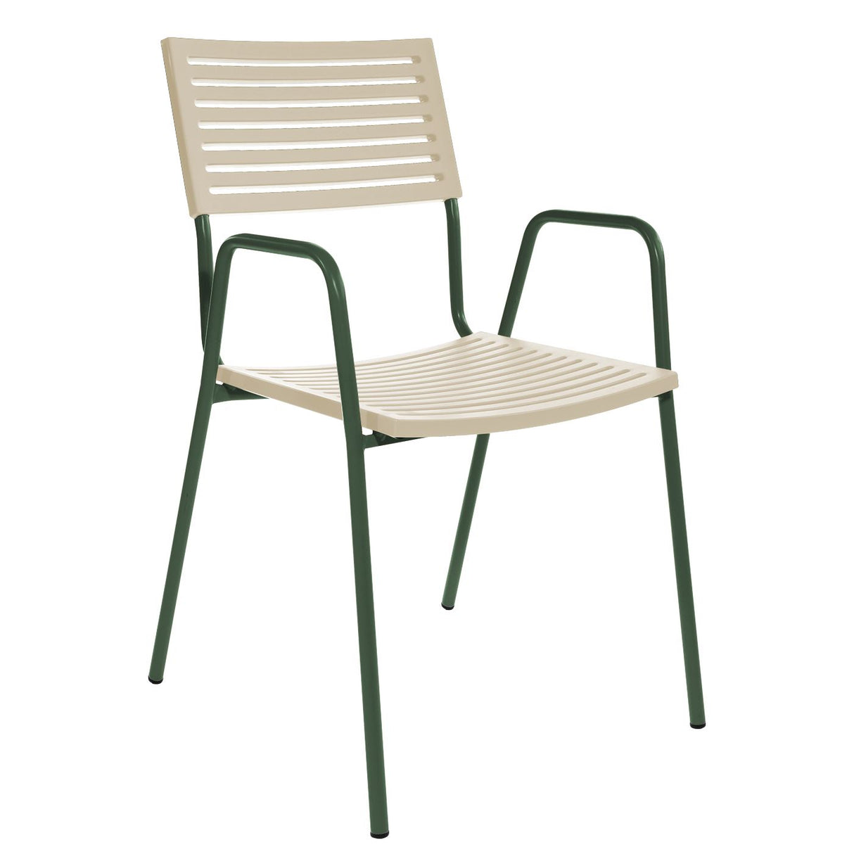 Schaffner Lamello Fauteuil repas Vert Sapin 66 Sable Pastel 15