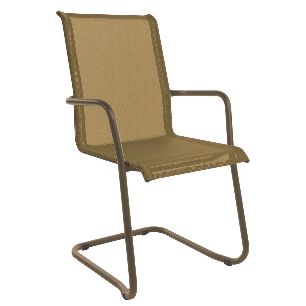 Schaffner Locarno Fauteuil Cantilever empilable Champagne 85 Sable 81