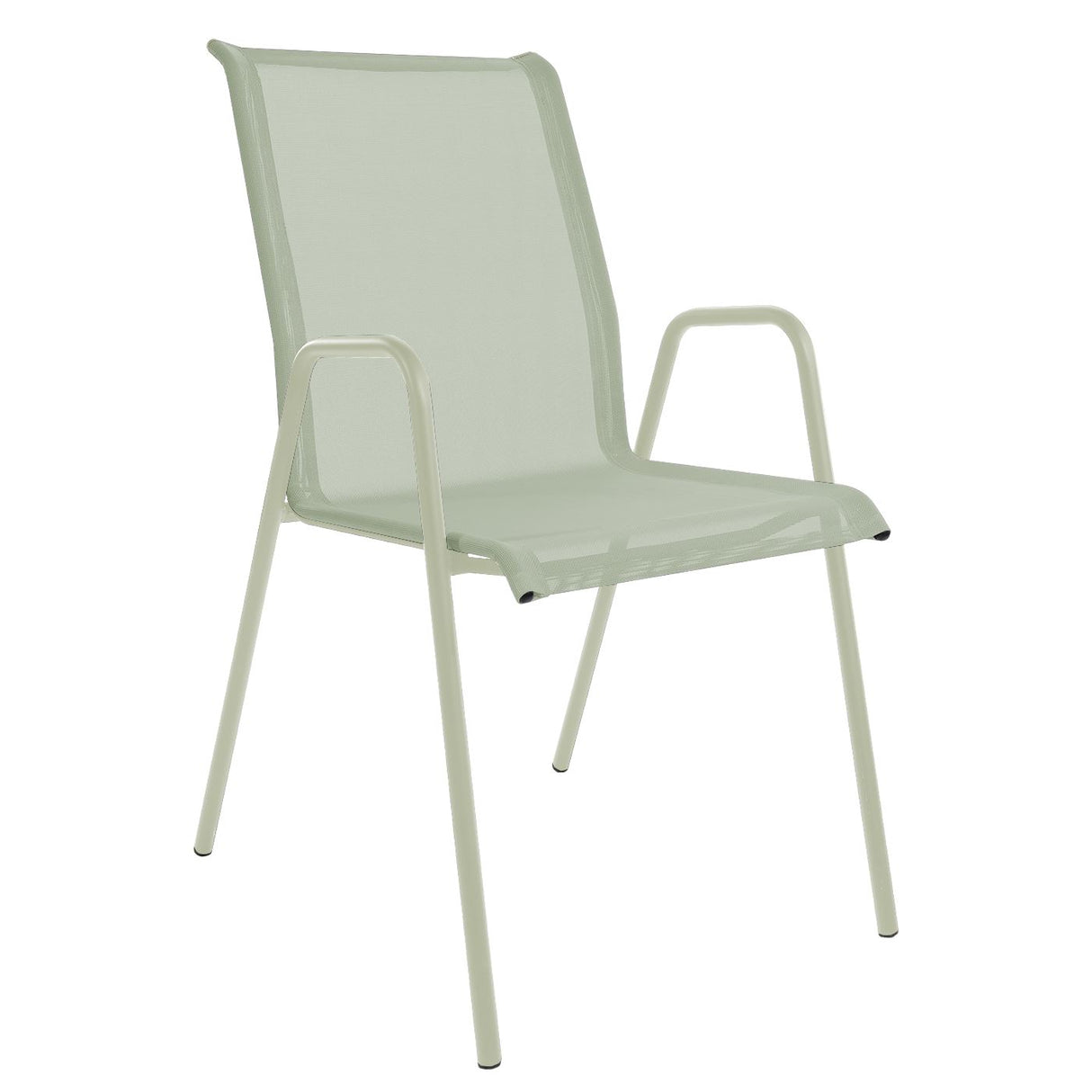Schaffner Locarno Fauteuil repas empilable Vert pastel 64 Vert Crème 26