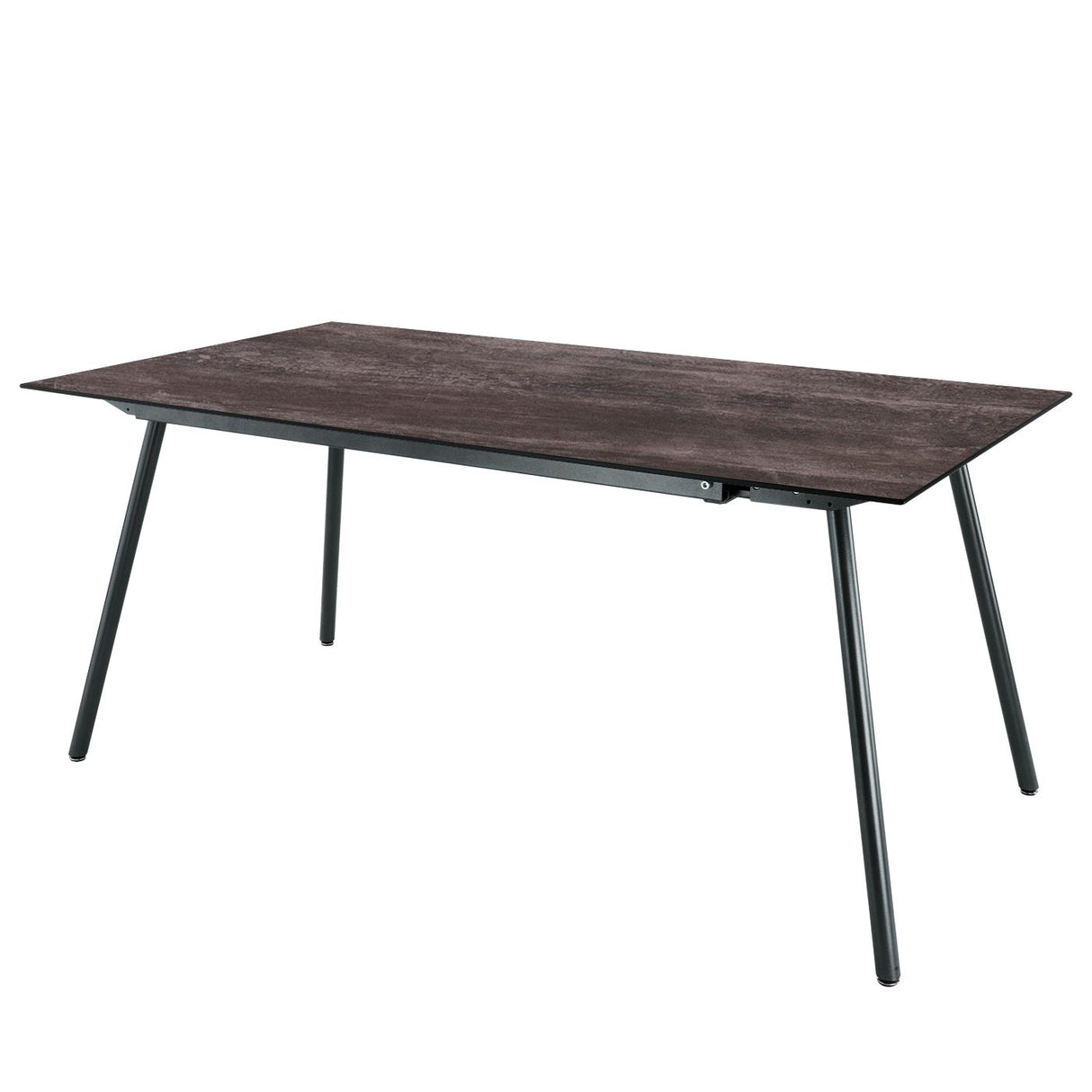 Schaffner Locarno table repas 160x90cm Anthracite 77 Déco Stromboli Foncé da