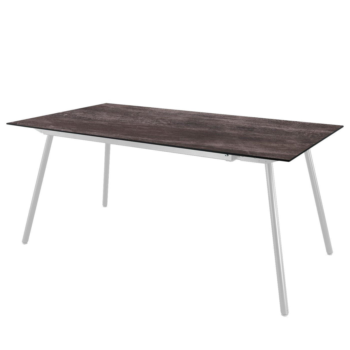 Schaffner Locarno table repas 160x90cm Blanc 90 Déco Stromboli Foncé da