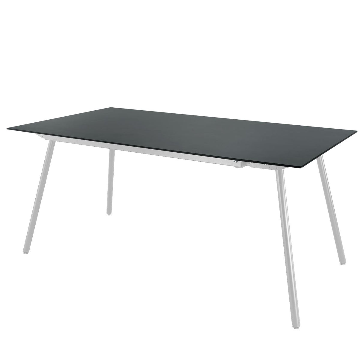 Schaffner Locarno table repas 160x90cm Blanc 90 Graphite 73