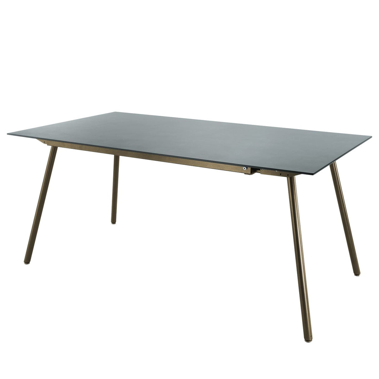 Schaffner Locarno table repas 160x90cm Champagne 85 Gris Argent 78