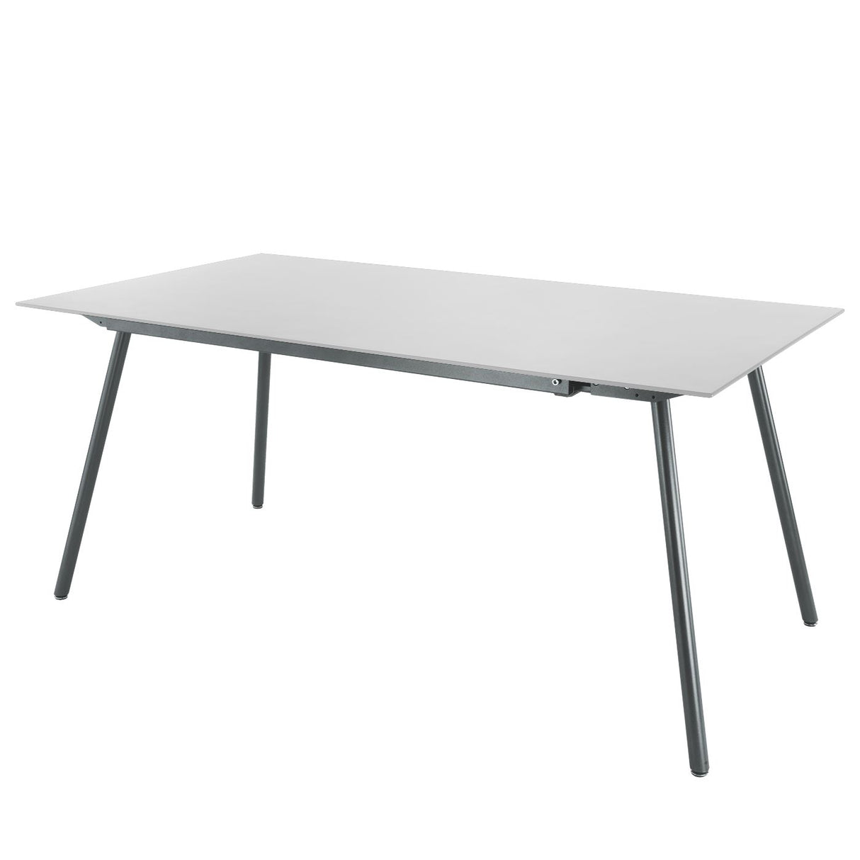 Schaffner Locarno table repas 160x90cm Graphite 73 Blanc 90