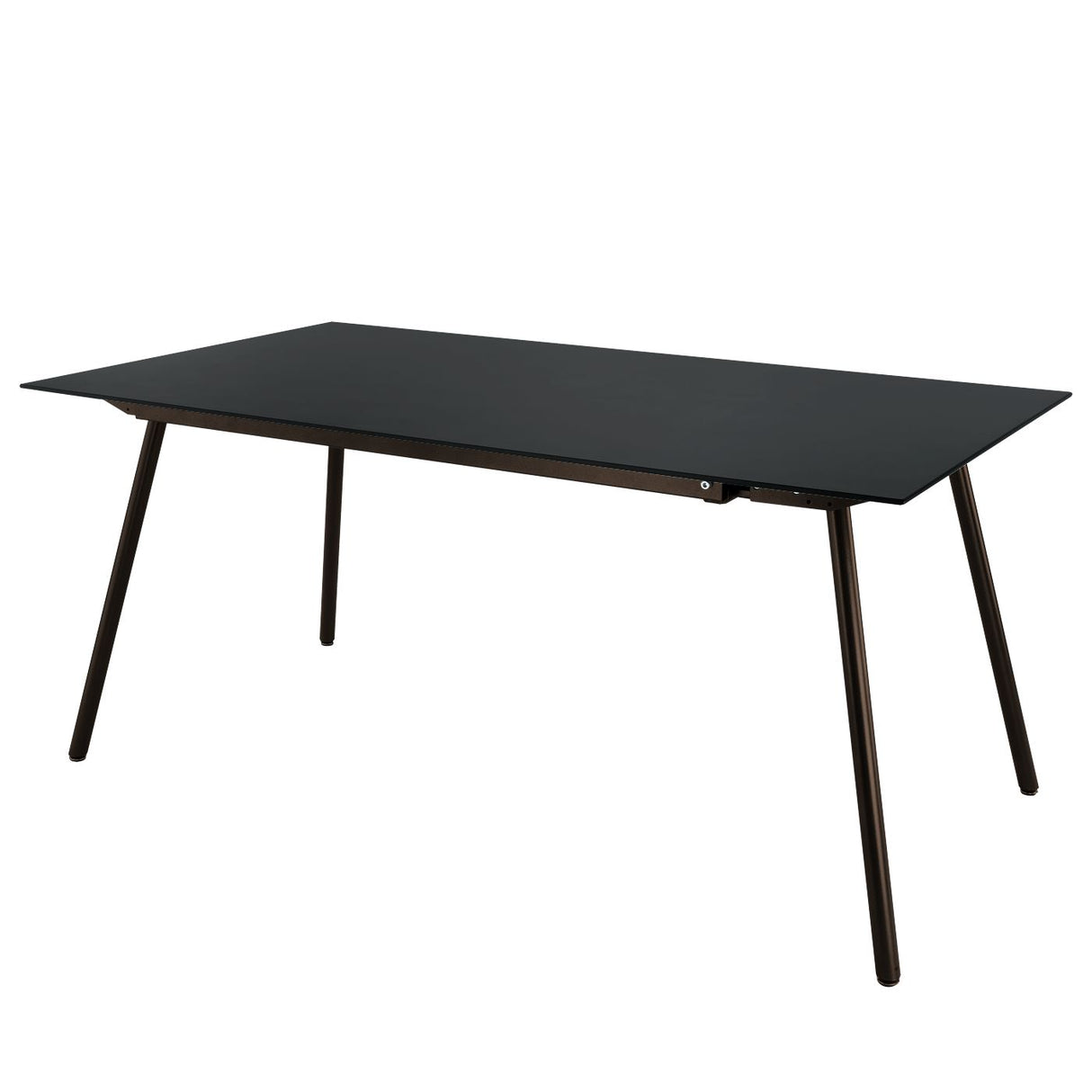 Schaffner Locarno table repas 160x90cm Moka 88 Anthracite 77