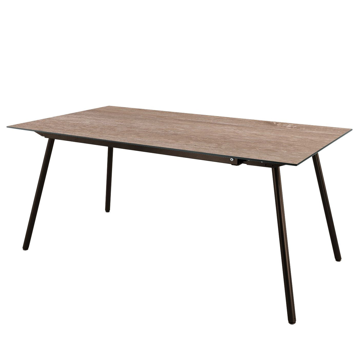 Schaffner Locarno table repas 160x90cm Moka 88 Déco Chêne de