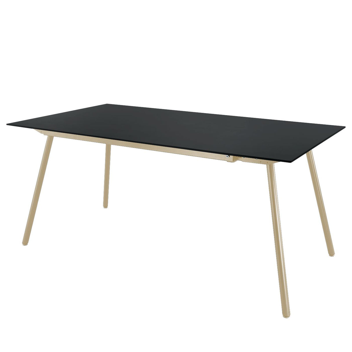 Schaffner Locarno table repas 160x90cm Sable Pastel 15 Anthracite 77