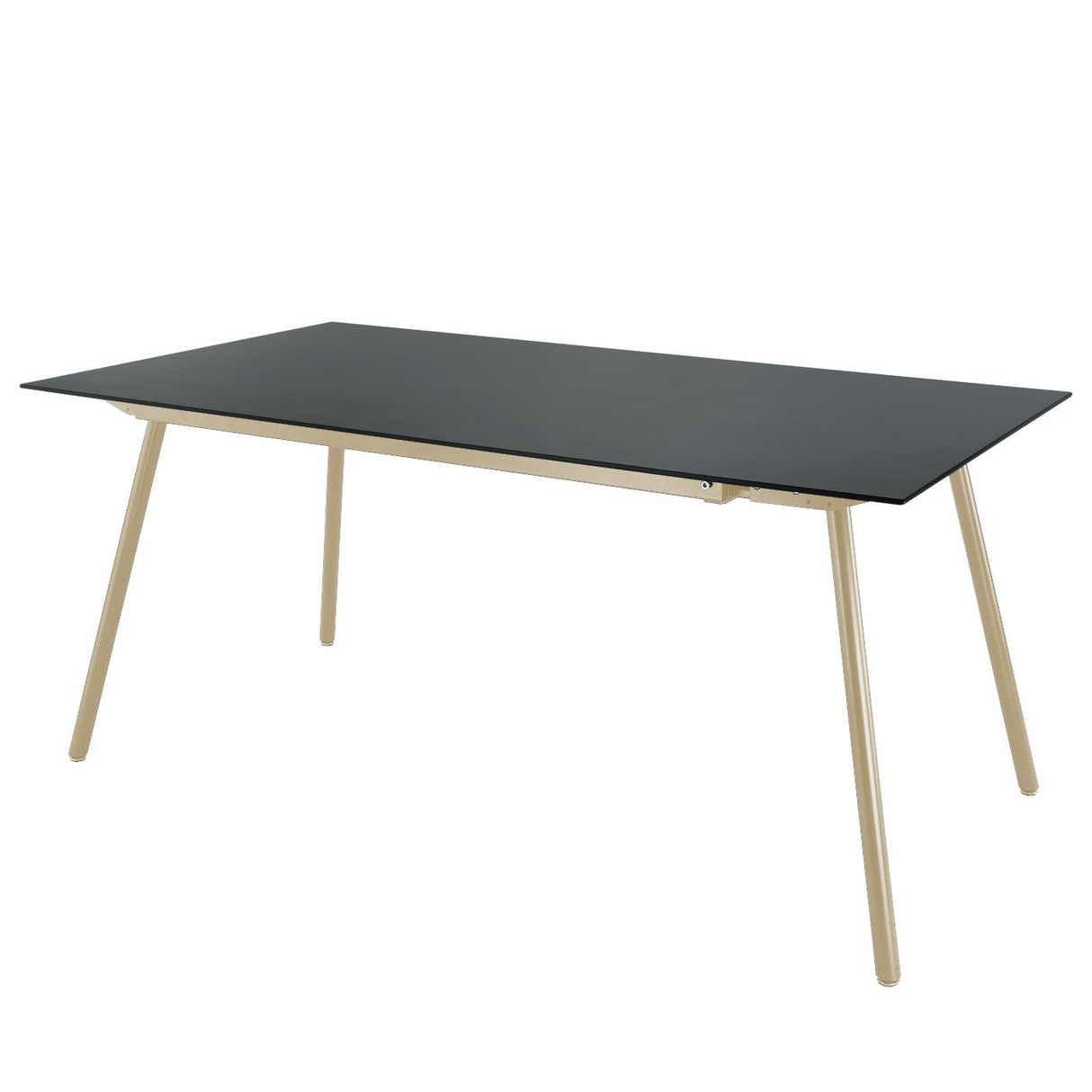 Schaffner Locarno table repas 160x90cm Sable Pastel 15 Graphite 73
