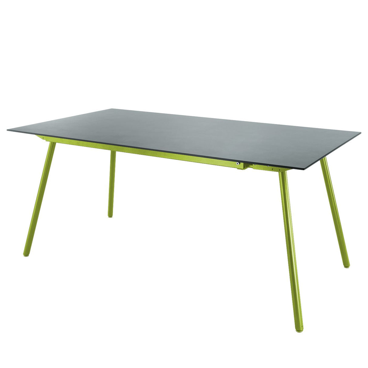 Schaffner Locarno table repas 160x90cm Vert Pastel 64 Gris Argent 78