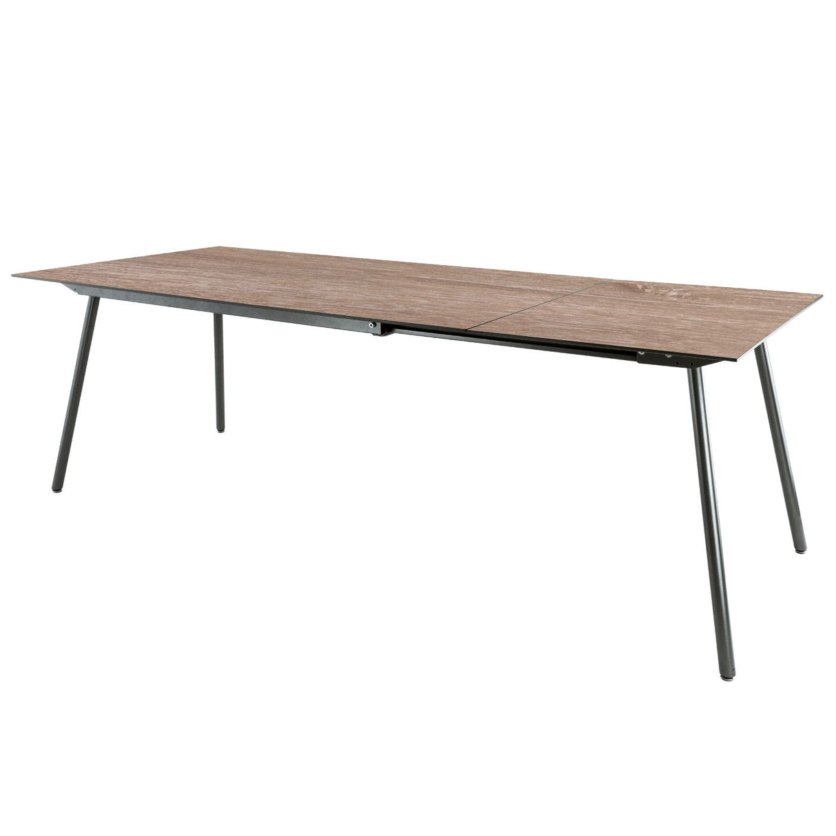 Schaffner Locarno table repas extensible 160/220x90cm Anthracite 77 Déco Chêne de