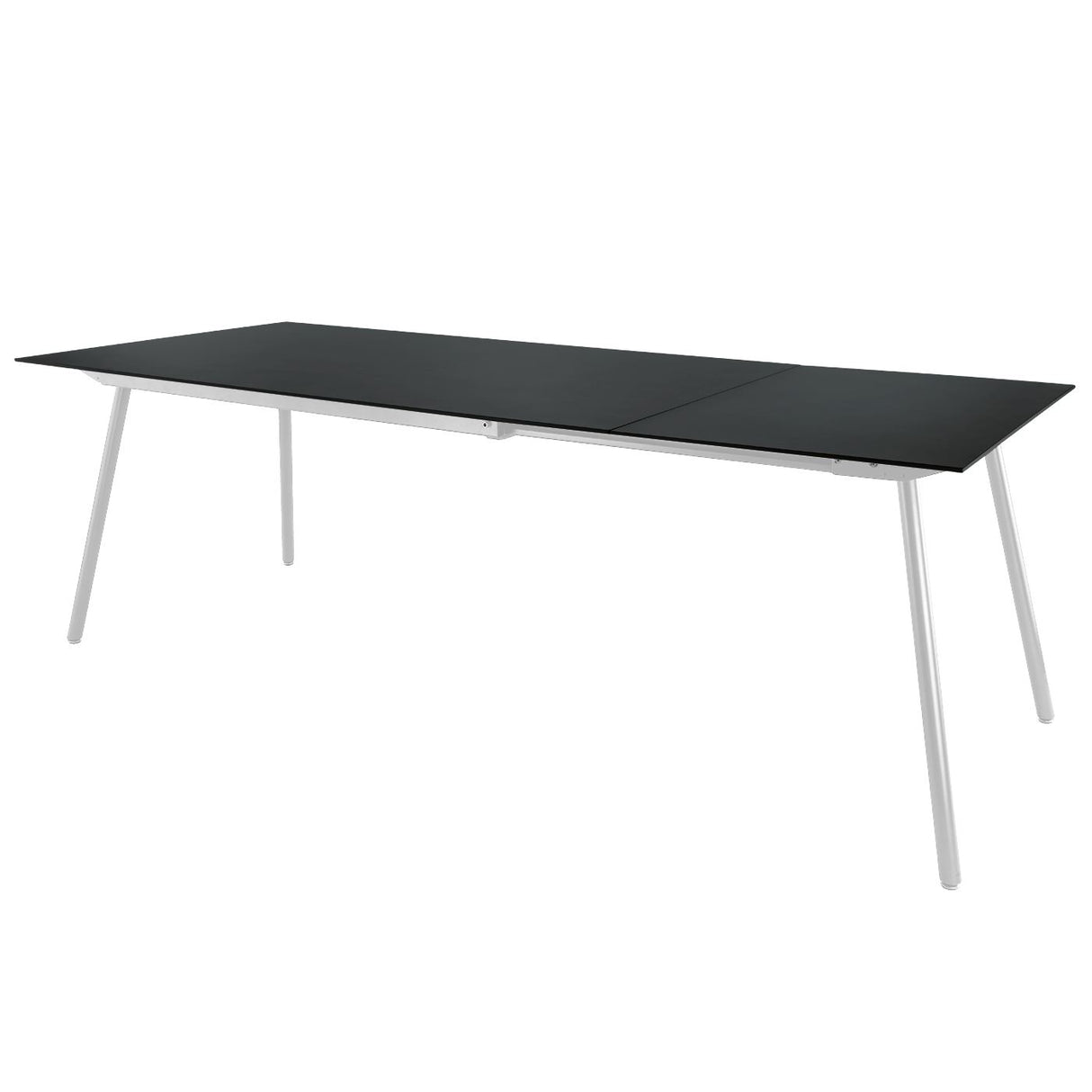 Schaffner Locarno table repas extensible 160/220x90cm Blanc 90 Anthracite 77