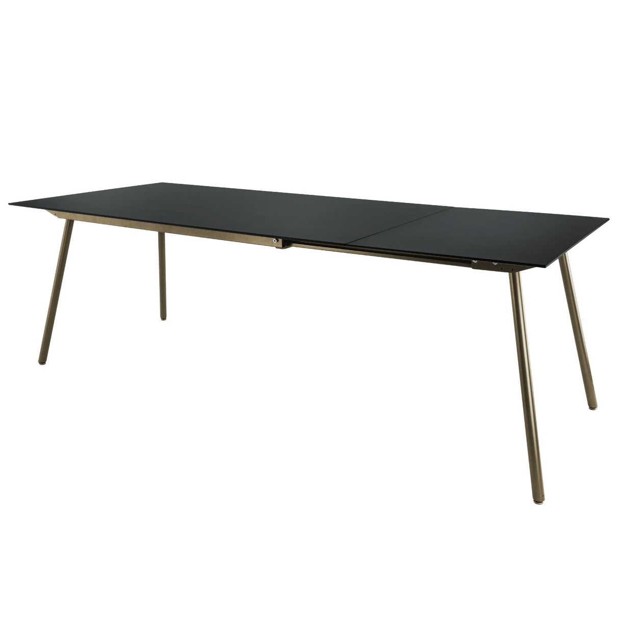 Schaffner Locarno table repas extensible 160/220x90cm Champagne 85 Anthracite 77