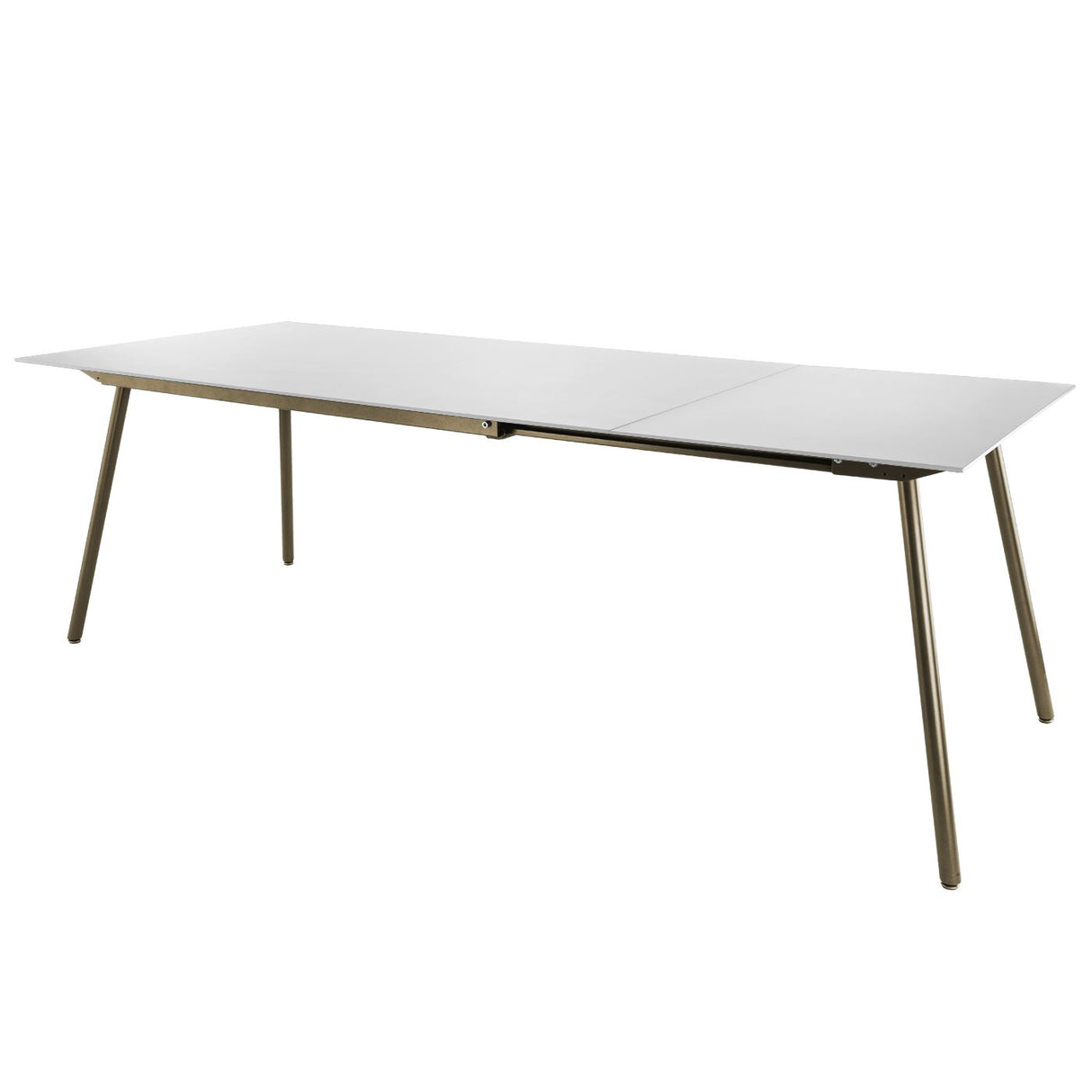 Schaffner Locarno table repas extensible 160/220x90cm Champagne 85 Blanc 90