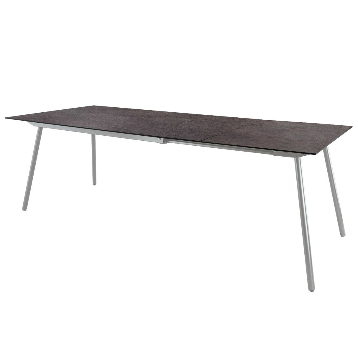 Schaffner Locarno table repas extensible 160/220x90cm Gris argent 78 Déco Cooperfield dc
