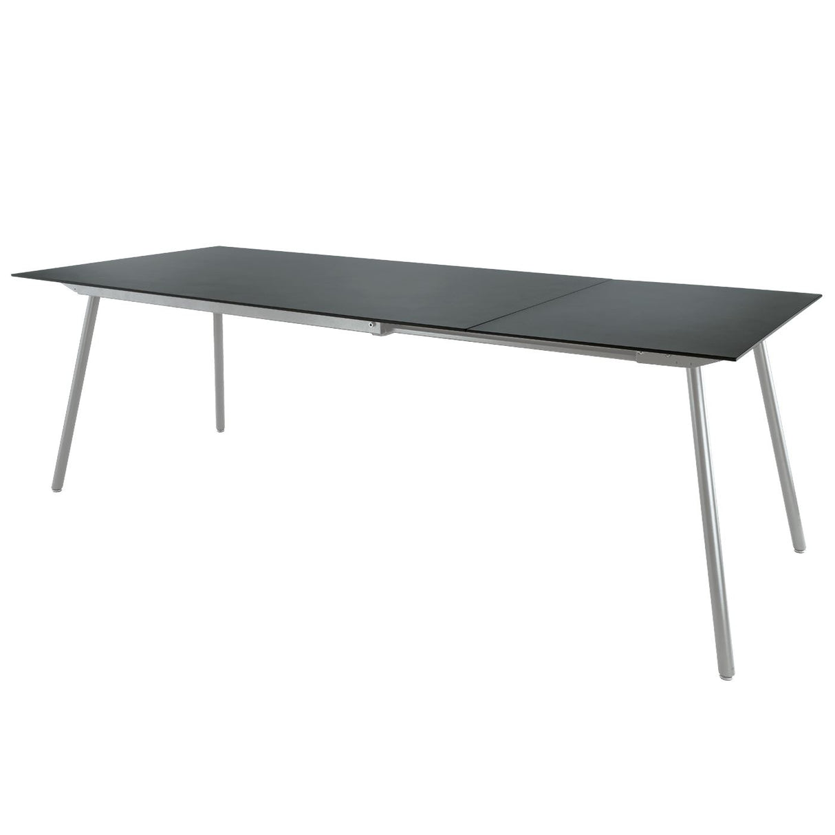 Schaffner Locarno table repas extensible 160/220x90cm Gris argent 78 Graphite 73