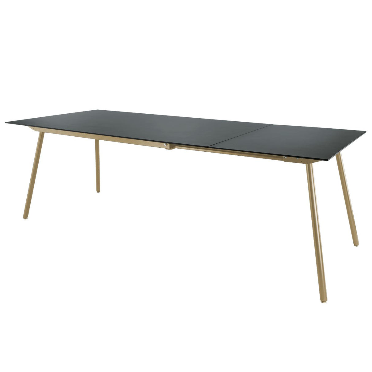 Schaffner Locarno table repas extensible 160/220x90cm Marron Pastel 83 Graphite 73