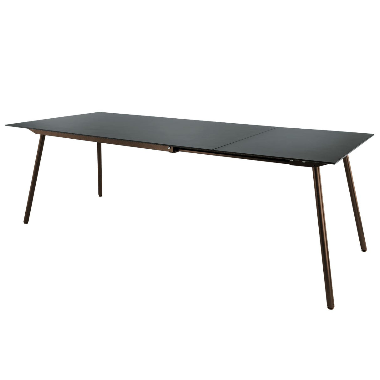 Schaffner Locarno table repas extensible 160/220x90cm Moka 88 Graphite 73