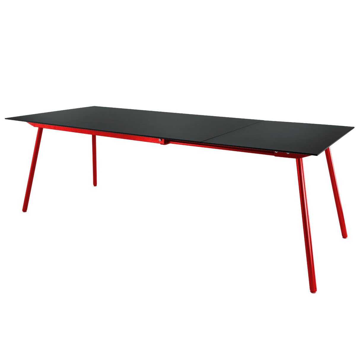 Schaffner Locarno table repas extensible 160/220x90cm Rouge 30 Anthracite 77