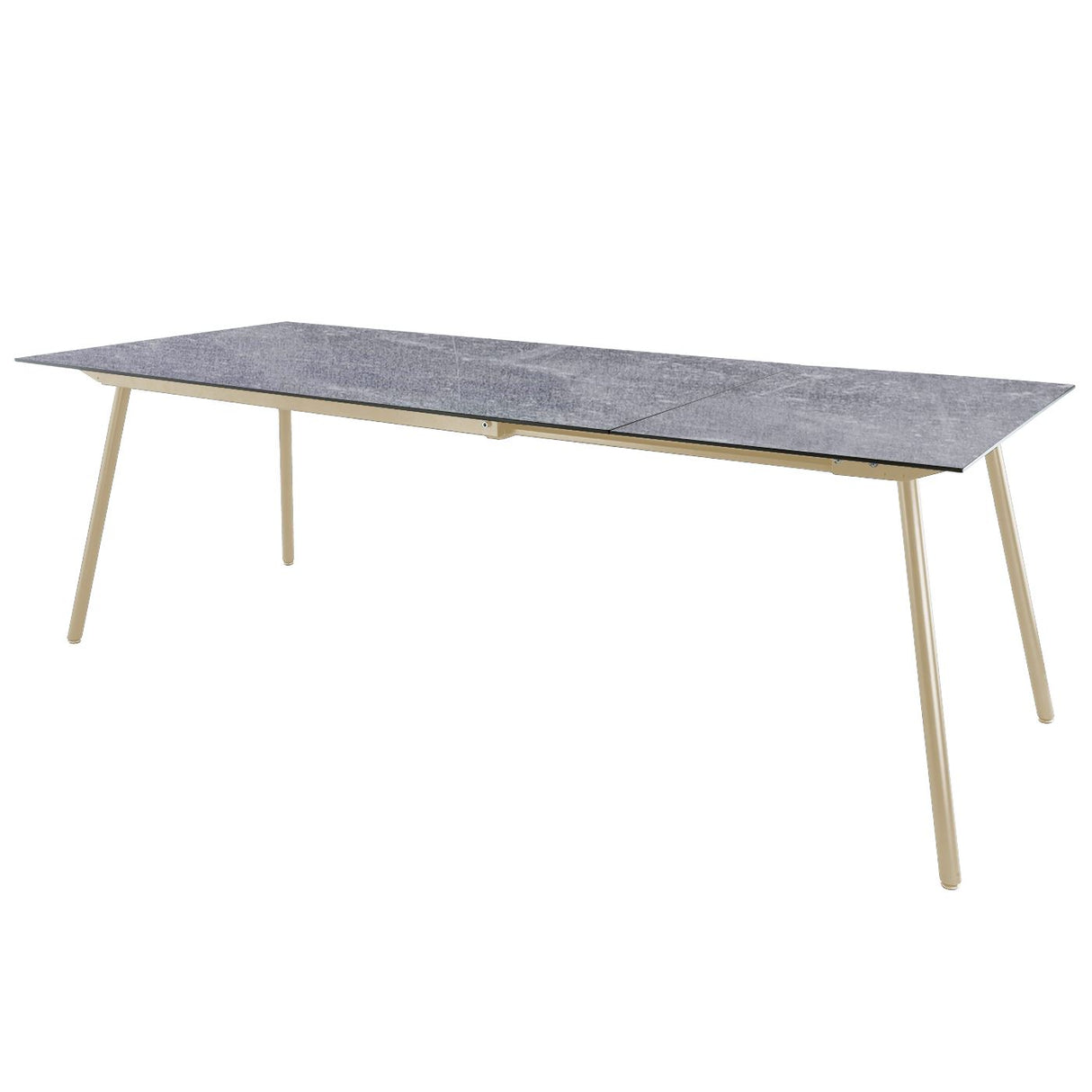 Schaffner Locarno table repas extensible 160/220x90cm Sable Pastel 15 Déco Béton dd