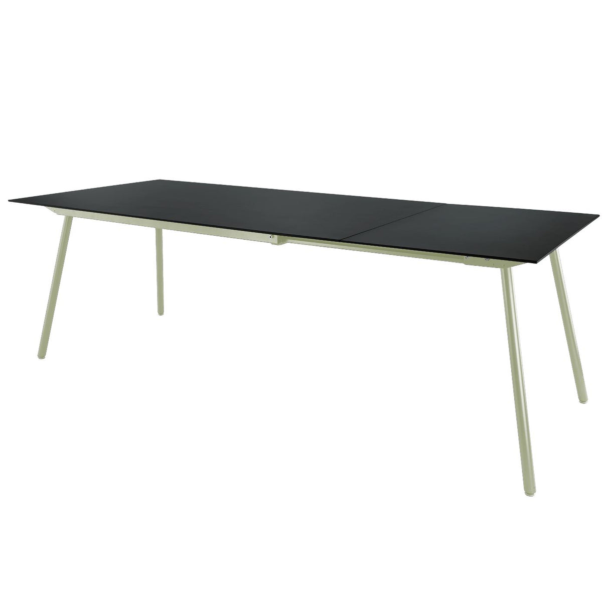 Schaffner Locarno table repas extensible 160/220x90cm Vert Pastel 64 Anthracite 77