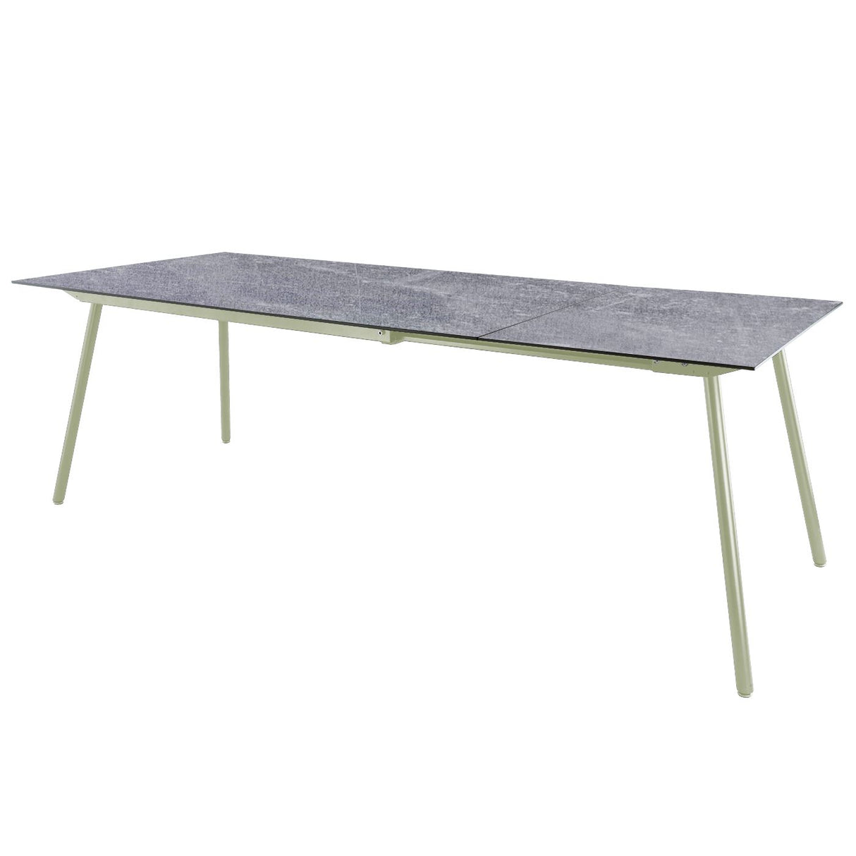 Schaffner Locarno table repas extensible 160/220x90cm Vert Pastel 64 Déco Béton dd