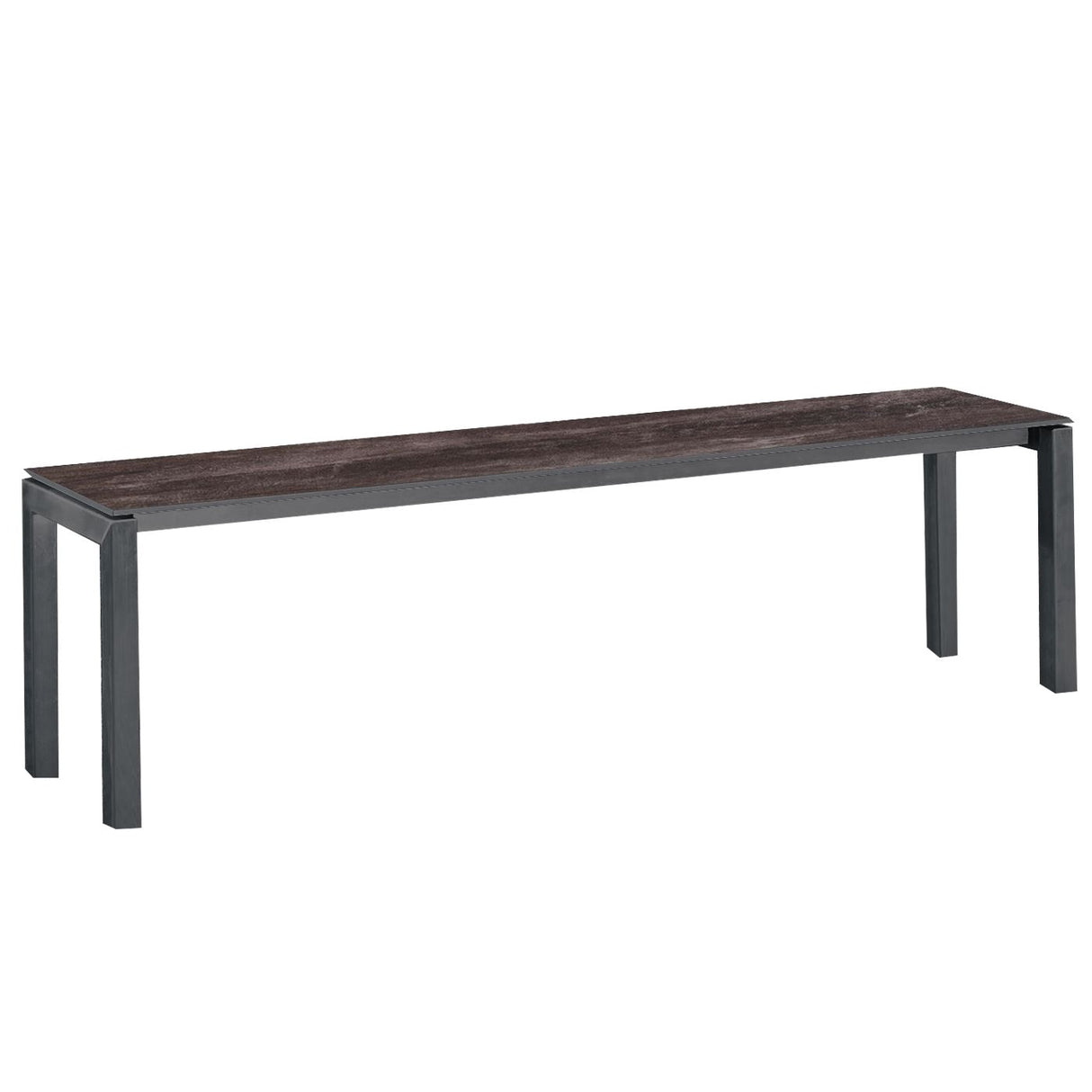 Schaffner Luzern Banc 160x32cm Anthracite 77 Déco Stromboli Foncé da