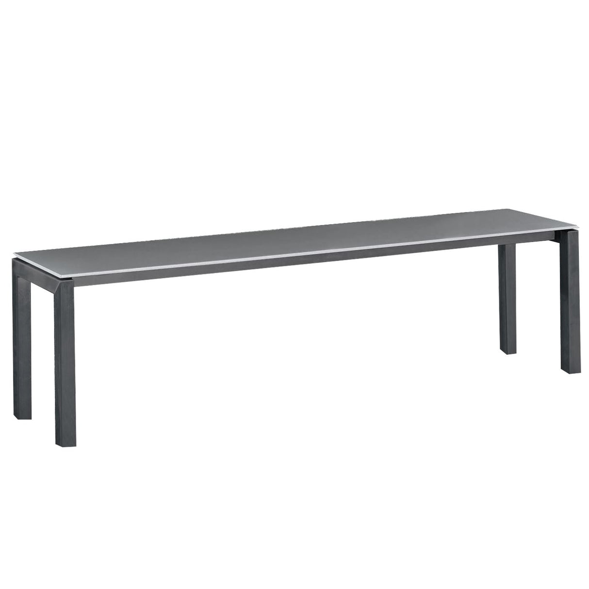 Schaffner Luzern Banc 160x32cm Anthracite 77 Gris Argent 78