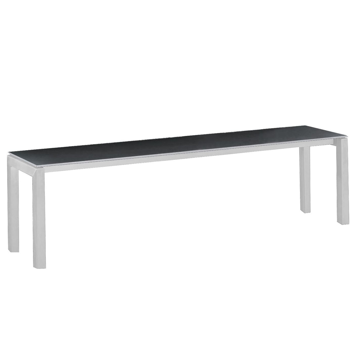 Schaffner Luzern Banc 160x32cm Blanc 90 Anthracite 77