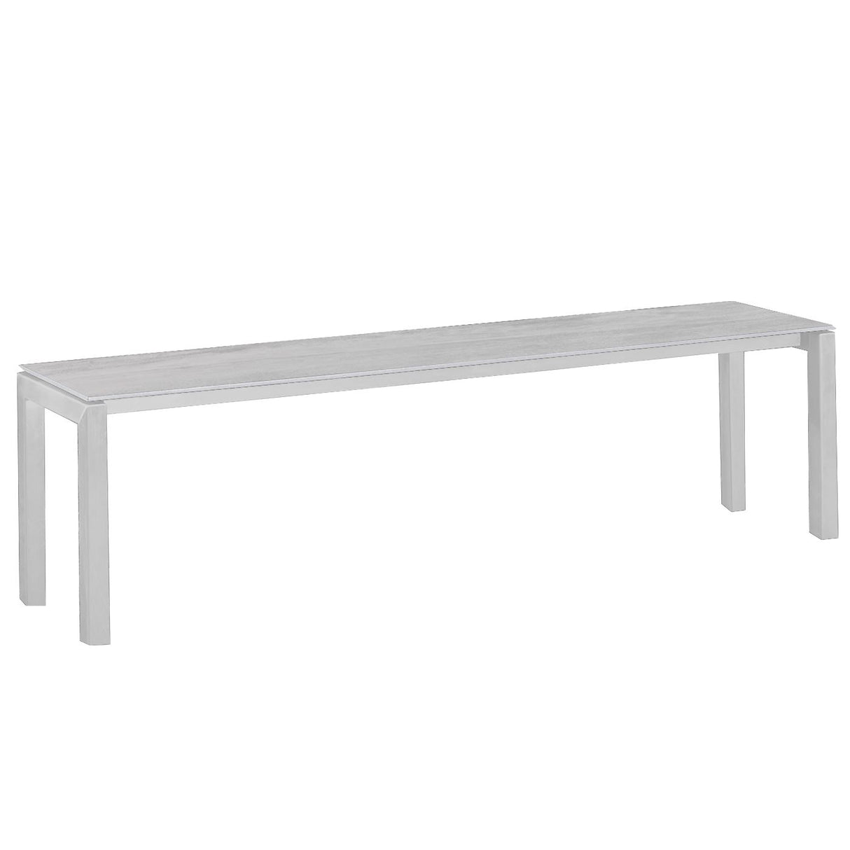 Schaffner Luzern Banc 160x32cm Blanc 90 Déco Stromboli Clair db