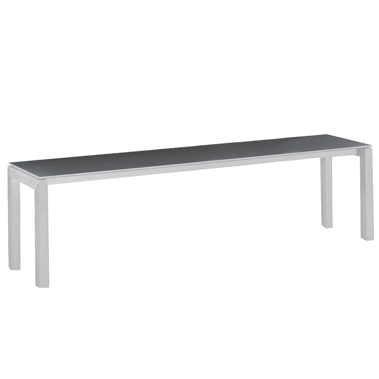 Schaffner Luzern Banc 160x32cm Blanc 90 Graphite 73