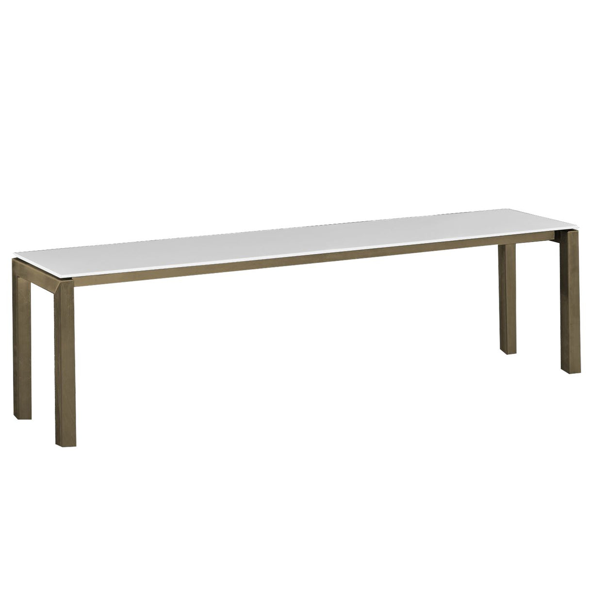 Schaffner Luzern Banc 160x32cm Champagne 85 Blanc 90
