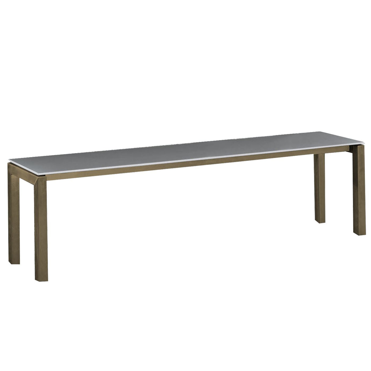 Schaffner Luzern Banc 160x32cm Champagne 85 Gris Argent 78