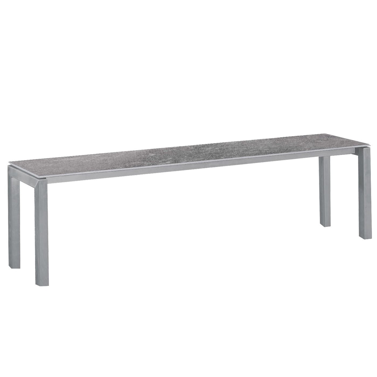 Schaffner Luzern Banc 160x32cm Gris argent 78 Déco Béton dd
